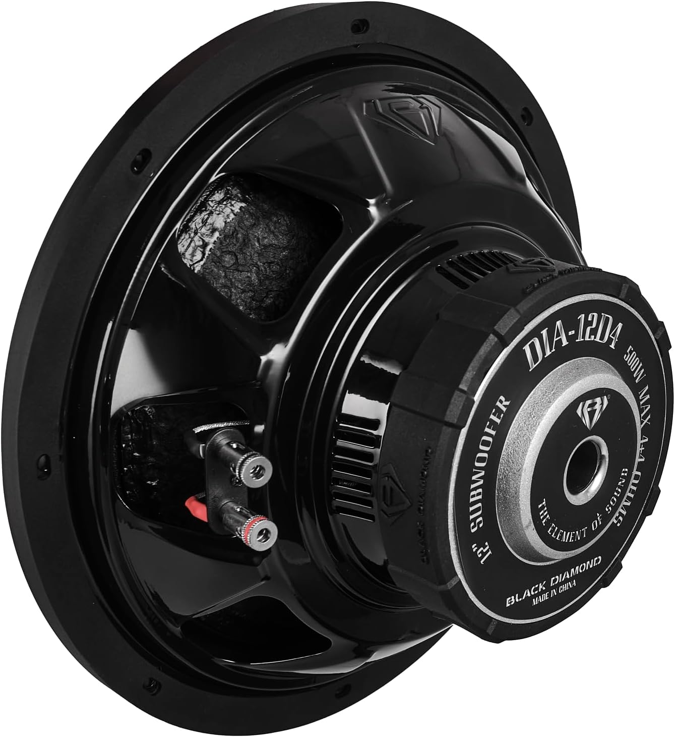 4Car Bass Starter: Subwoofer Black Diamond 12" (500W Max) Doble Bobina