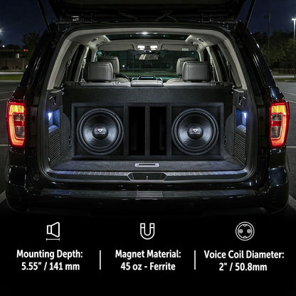 4Car Bass Starter: Subwoofer Black Diamond 12" (500W Max) Doble Bobina