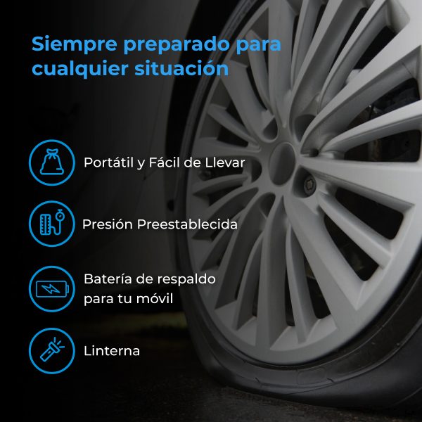 4Car AeroBoost: Compresor de Aire Portátil Inteligente