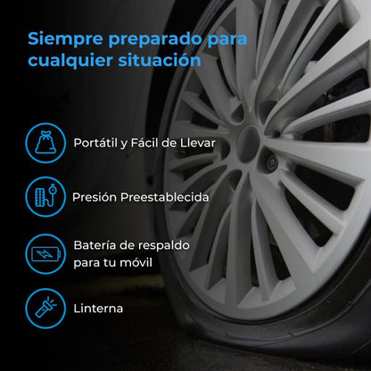 4Car AeroBoost: Compresor de Aire Portátil Inteligente