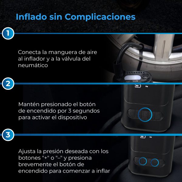 4Car AeroBoost: Compresor de Aire Portátil Inteligente