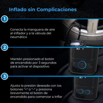 4Car AeroBoost: Compresor de Aire Portátil Inteligente