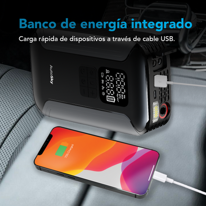 4Car JumpMaster Pro: Arrancador de Emergencia + Inflador 150 PSI