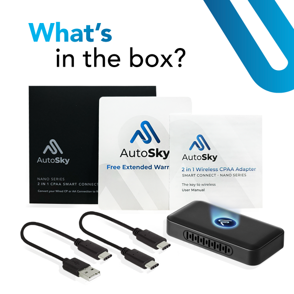 4Car Nano Wireless: Adaptador 2-en-1 CarPlay y Android Auto Inalámbrico