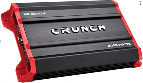 4Car Power Amp: Amplificador Crunch 4 Canales (2000W Max)