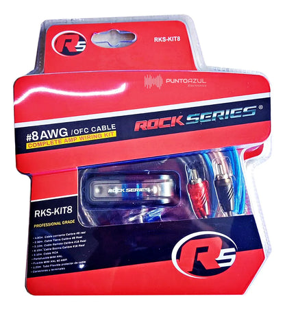 4Car Pro Connect: Kit de Instalación para Amplificador Calibre 8 (Rock Series)