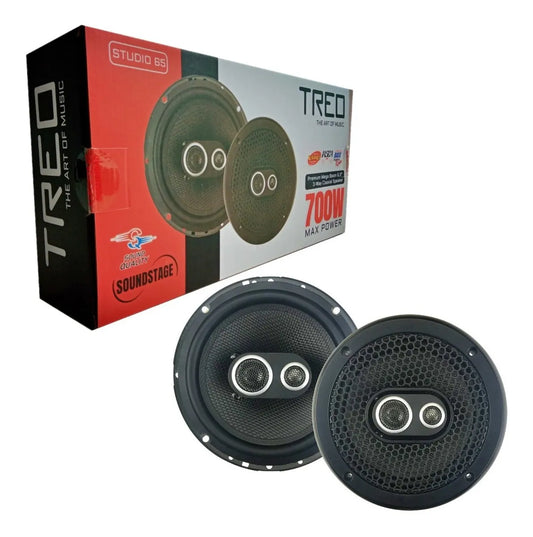 4Car Audio: Parlantes Coaxiales Treo Studio65 (700W Max)
