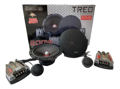 4Car Audio: Set de Componentes Treo Symphony 6.5" (150W RMS)