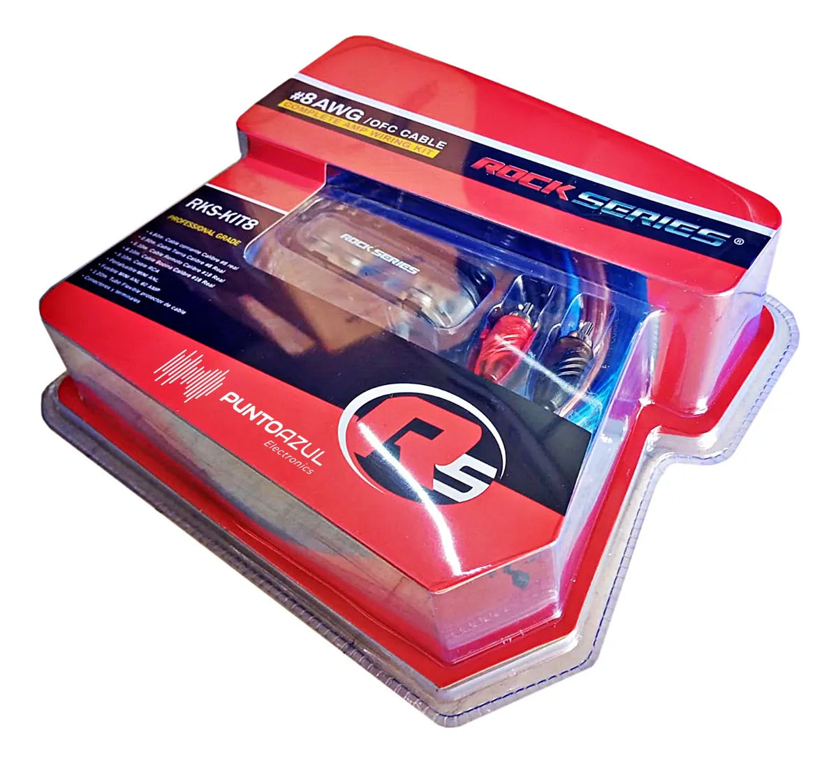 4Car Pro Connect: Kit de Instalación para Amplificador Calibre 8 (Rock Series)