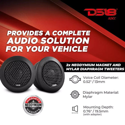4Car Audio: Set de Componentes DS18 Select 6.5" (200W Max)