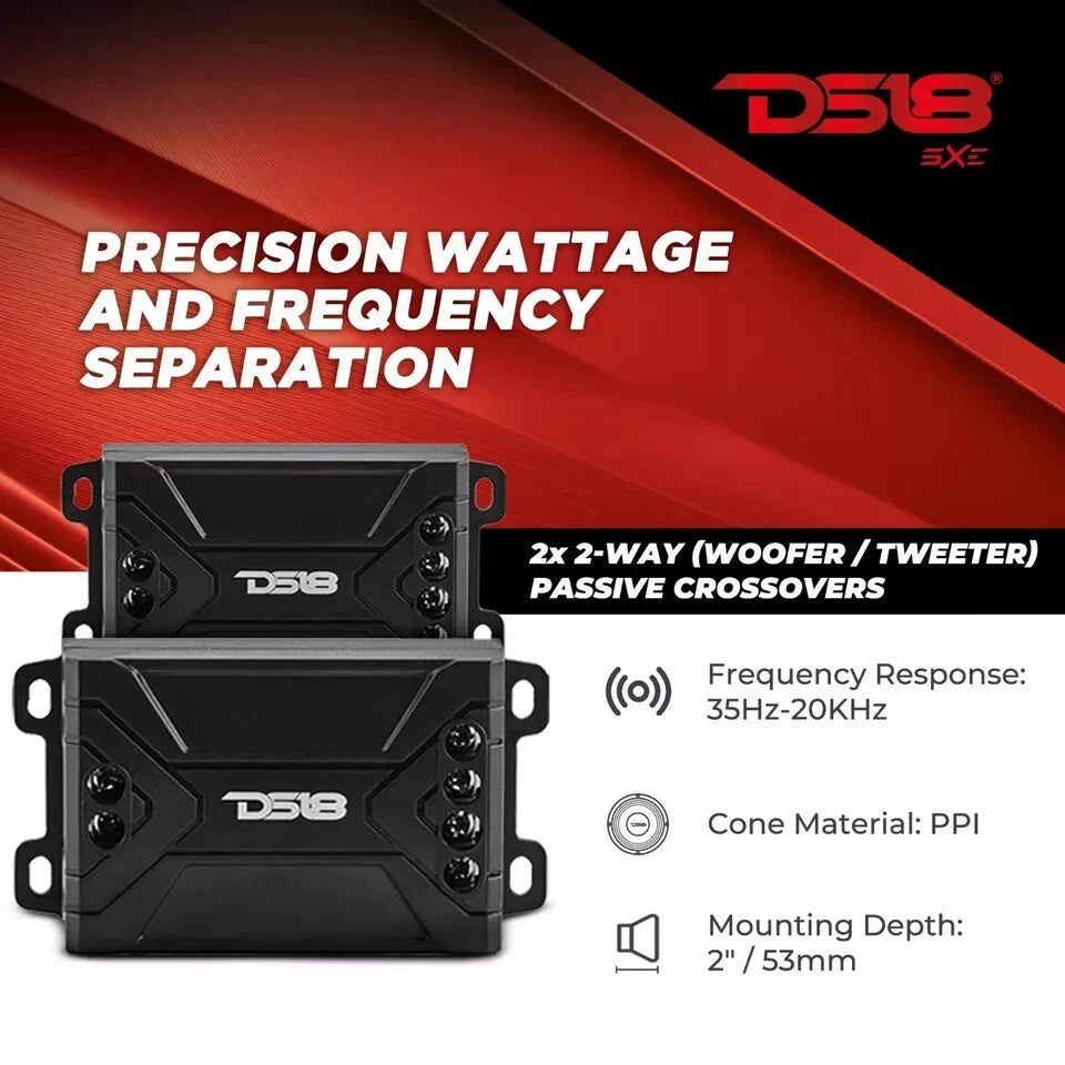 4Car Audio: Set de Componentes DS18 Select 6.5" (200W Max)