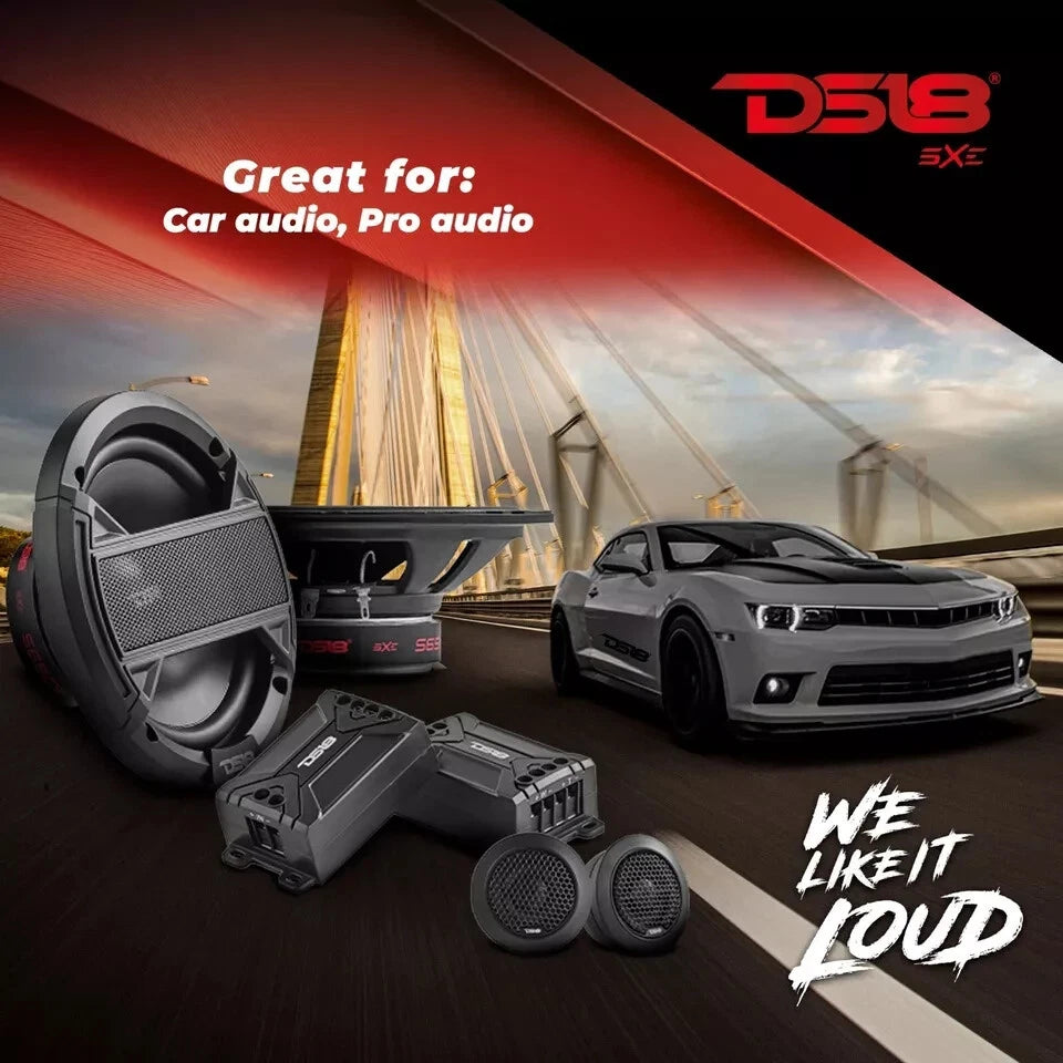 4Car Audio: Set de Componentes DS18 Select 6.5" (200W Max)