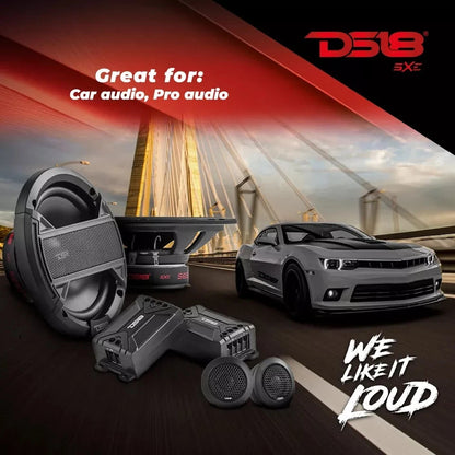4Car Audio: Set de Componentes DS18 Select 6.5" (200W Max)